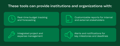 Grant Management software tools and technology to support process management